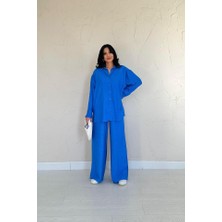 Gelirr Saks Alice Gömlek ve Bol Kesim Pantolon Takım