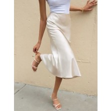 Gelirr 15806 Saten Etek - Krem