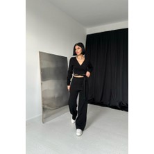 Gelirr Siyah Triko Takım