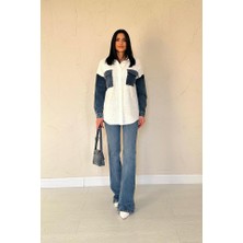 Gelirr Ekru Kot Garnili Ceket