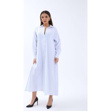 Gelirr 5857 Elbise-Atlanta Çizgili