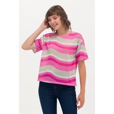 U.S. Polo Assn. Kadın Pembe Tişört 50263600-VR041