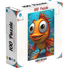 100 Parça Puzzle Çift Tasarım Tek Kutu Şehir Sahnesi