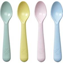 Kalas Çocuk Kaşık Seti, Pastel Tonlar Kaşık Seti, Çok Renkli Kaşık