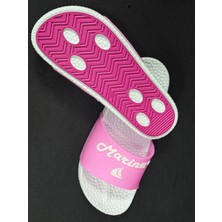 Faylon Taban Terlik Pembe Beyaz 40 Numara