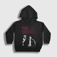 Presmono Unisex Çocuk Siyah Poster Müzik The Smiths Kapüşonlu Sweatshirt