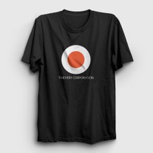 Presmono Unisex Siyah Logo Thievery Corporation T-Shirt