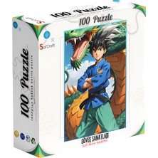 100 Parça Puzzle Çift Tasarım Tek Kutu Naruto Uzumaki