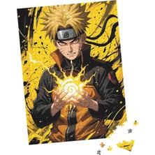 100 Parça Puzzle Çift Tasarım Tek Kutu Naruto Uzumaki