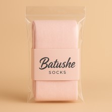 Batushe Bebek Külotlu Çorap Pamuklu – Pembe – Çocuk Yeni Doğan -Pembe Külotlu Çorap -Okul Çorabı - Düz – 0-6-18 Ay- Bebek Çorap