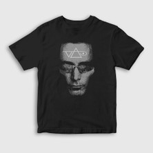 Presmono Unisex Çocuk Siyah Gitarist Hediye Steve Vai T-Shirt