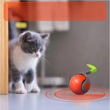 Yeni Nesil Hareketli Otomatik Yuvarlanan Tüylü Top Kedi Oyuncağı Şarj Edilebilir Interaktif Oyuncak 1