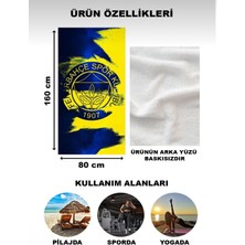 Fenerbahçe ~ Desenli Deniz Havuz Plaj Havlusu Peştemal 80X160CM