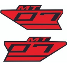mt 07 Kırmızı Depo Ram Air Sticker