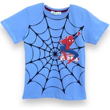 Erkek Çocuk Yazlık Örümcek Adam Spider - Man Baskılı Tişört