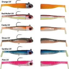 Seabor Lily Shad 150 gr 14 cm Silikon Yem Pink Uv