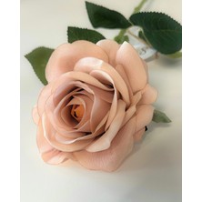 Yapay Çiçek Islak Dokulu Gül 40CM