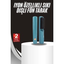Kaktüs Jack Sıkı Dişli Fön Tarak Iyon Özelliği Saç Düzleştirici Tarak