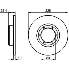 Fren Diski Ön Takim [ Renault R12 , Toros , R5 ] Dpmah