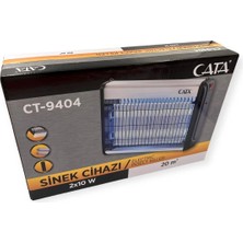 Uv Işıklı Elektrikli Sinek Öldürücü Sessiz ve Etkili Haşere Kovucu 2X10W