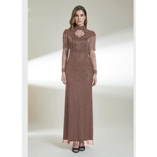 Kenzel Tamamı Taş Detaylı Abiye ELBISE-9301