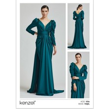 Kenzel Taş Detaylı Abiye ELBISE-1016