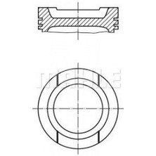 033PI00001100 Motor Piston Segman Std Polo-Golf Iv 1.6 B Aft-Akl-Aek 81.01 Dpmah