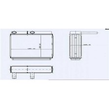 Kalorifer Radyatörü J9 1 Sira Alb Sistem Dpmah