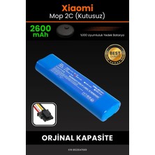 Xiaomi Mi Vacuum Mop 2C 2600mAh Robot Süpürge Bataryası - Gerçek Kapasite, Maksimum Güvenlik