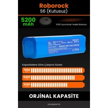 Robo-Mi Roborock S6 Uyumlu (Kutusuz) 5200 Mah Robot Süpürge Bataryası