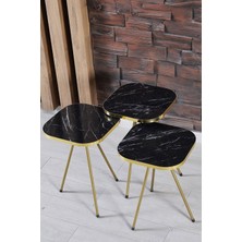 Zigon Sehpa Metal Ayak Kr. Altın Bendir