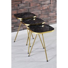 Zigon Sehpa Metal Ayak Kr. Altın Bendir