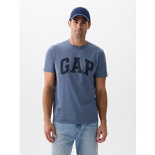 Gap Erkek Mavi Everyday Soft Gap Logo T-Shirt