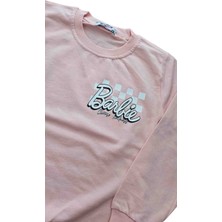 Minika Ön-Arka Baskılı Kız Çocuk Mevsimlik Sweatshirt