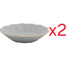 Porland Altın Yaldız Çay Tabağı 2'li