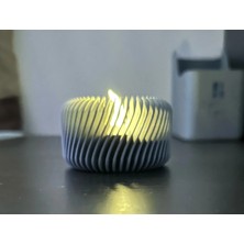 Gri LED Mumluk LED Yemek Masası Için Dekorasyon, Düğün Masa Dekorasyonu