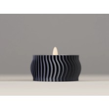 Gri Mumluk LED Yemek Masası Için Dekorasyon, Düğün Masa Dekorasyonu