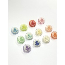 Karan Tuhafiye Bebek Düğmesi / Çapa Model 2 / 10 Adet /