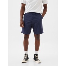 Gap Erkek Lacivert Essential Khaki Şort