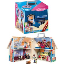 Dollhouse 70985 Tutamaklı, Katlanabilir Bebek Evi, 4 Yaş ve Üzeri Çocuklar Için Oyuncak