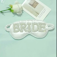 Inci Süslemeli Bride Yazılı Uyku Bandı