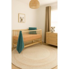 2 Adet 50 x 90 x 10 cm Anne Yanı Lastikli Penye Kumaş Bebek Çarşafı