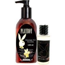 Playboy Aromaterapi Vanilya Massage Oil 120   ml  + Çikolata Aromalı Massage Vücut Masaj Yağı 50  ml