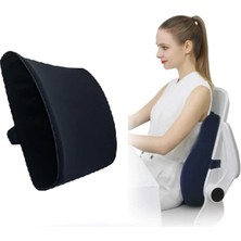 Visko Bel Minderi Ortopedik Sandalye Bel Minderi Sırt Dayama Yastığı Visko Koltuk Bel Desteği