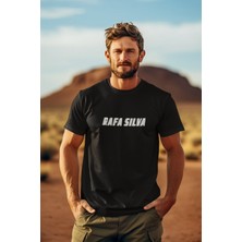 Rafa Silva Sırt Forma Baskılı Unisex Kadın Erkek Kısa Kollu Tişört T-Shirt