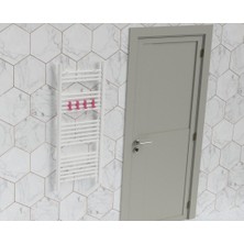 3 Boyutlu Hepsi Havlupan Kancası 1 Adet, Radyatör Askısı, Boru Tipi Radyatör Kancası, Özel Renk Havluluk Kancası, Bornoz Askısı - Model No : 101