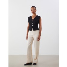 Lc Waikiki Yeni Sezon Modal Karisimli Kadin Pileli Pantolon - S5O264Z8