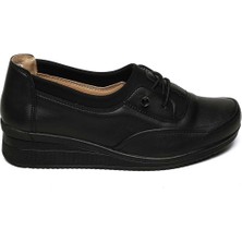 Bestello Bağcıklı Streç Detaylı Poli Taban Comfort 018-C191 Kadın Ayakkabı