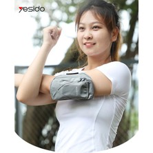Life Maxs WB12 Su ve Toz Geçirmez Elastik Çok Amaçlı Kol Spor Çanta - Gümüş
