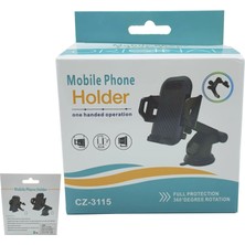 Silikon Yapışkanlı Uzun Boyunlu Vantuzlu Telefon Tutucu CZ-3115